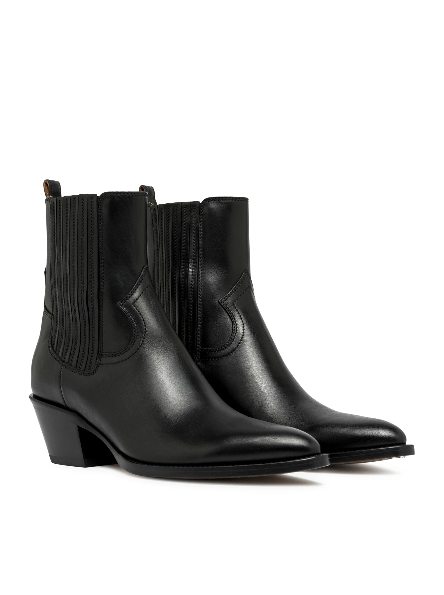 ANNIE ANKLE BOOT IN WAXED LEATHER