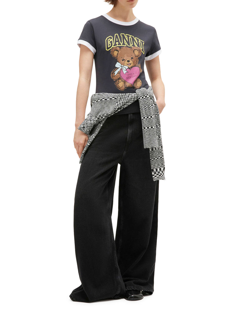 COTTON T-SHIRT WITH PRINT