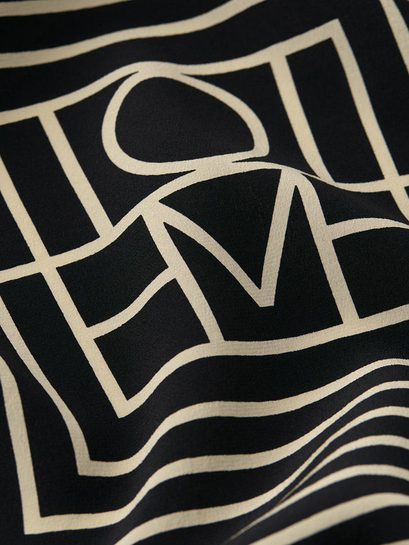 SIGNATURE MONOGRAM SILK SCARF
