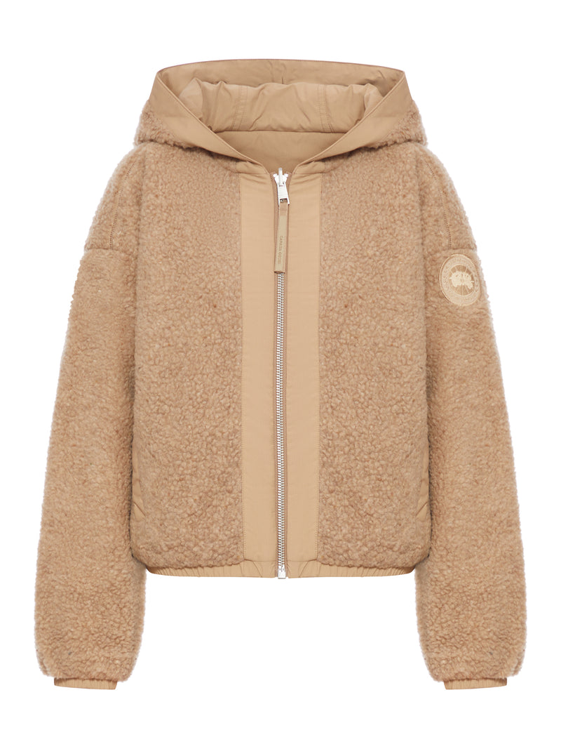 ALBERNI REVERSIBLE FLEECE BOMBER JACKET