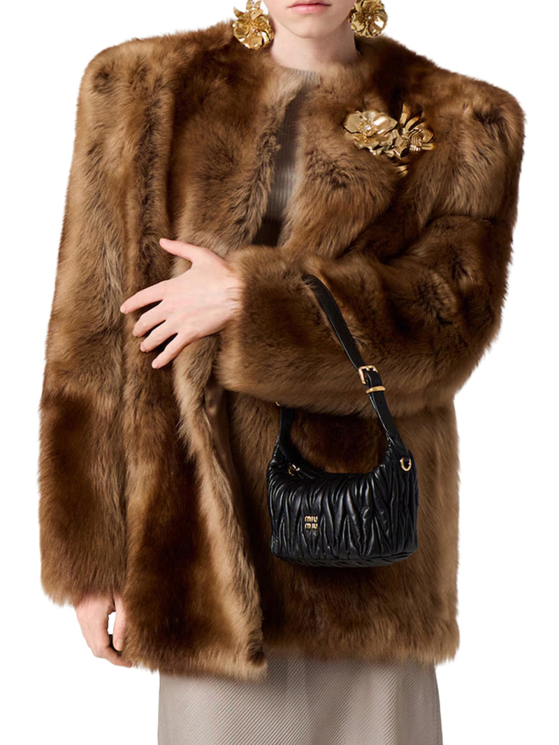 POUCH IN NAPPA MATELASSÉ