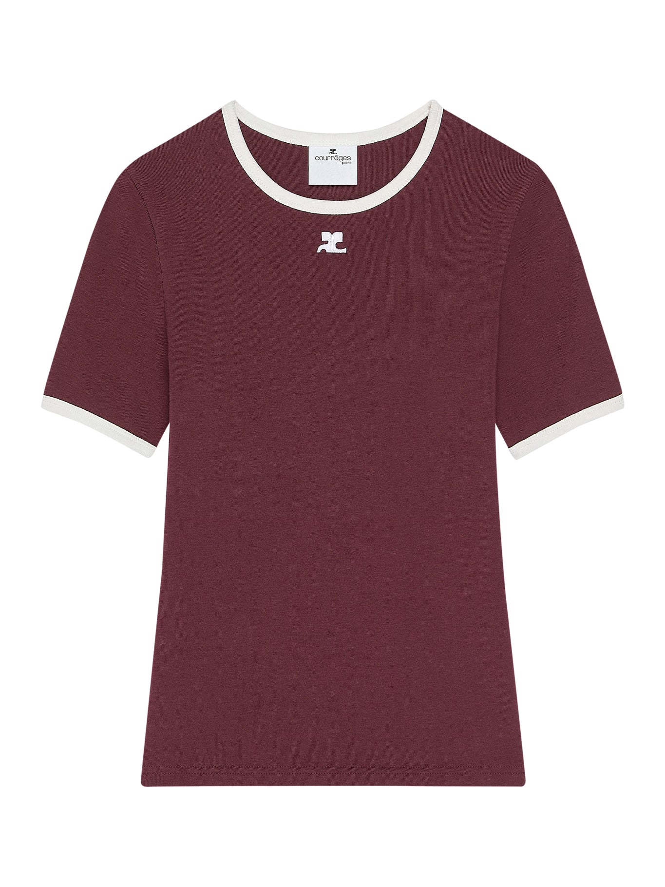 T-SHIRT WITH CONTRASTING COTTON PROFILES