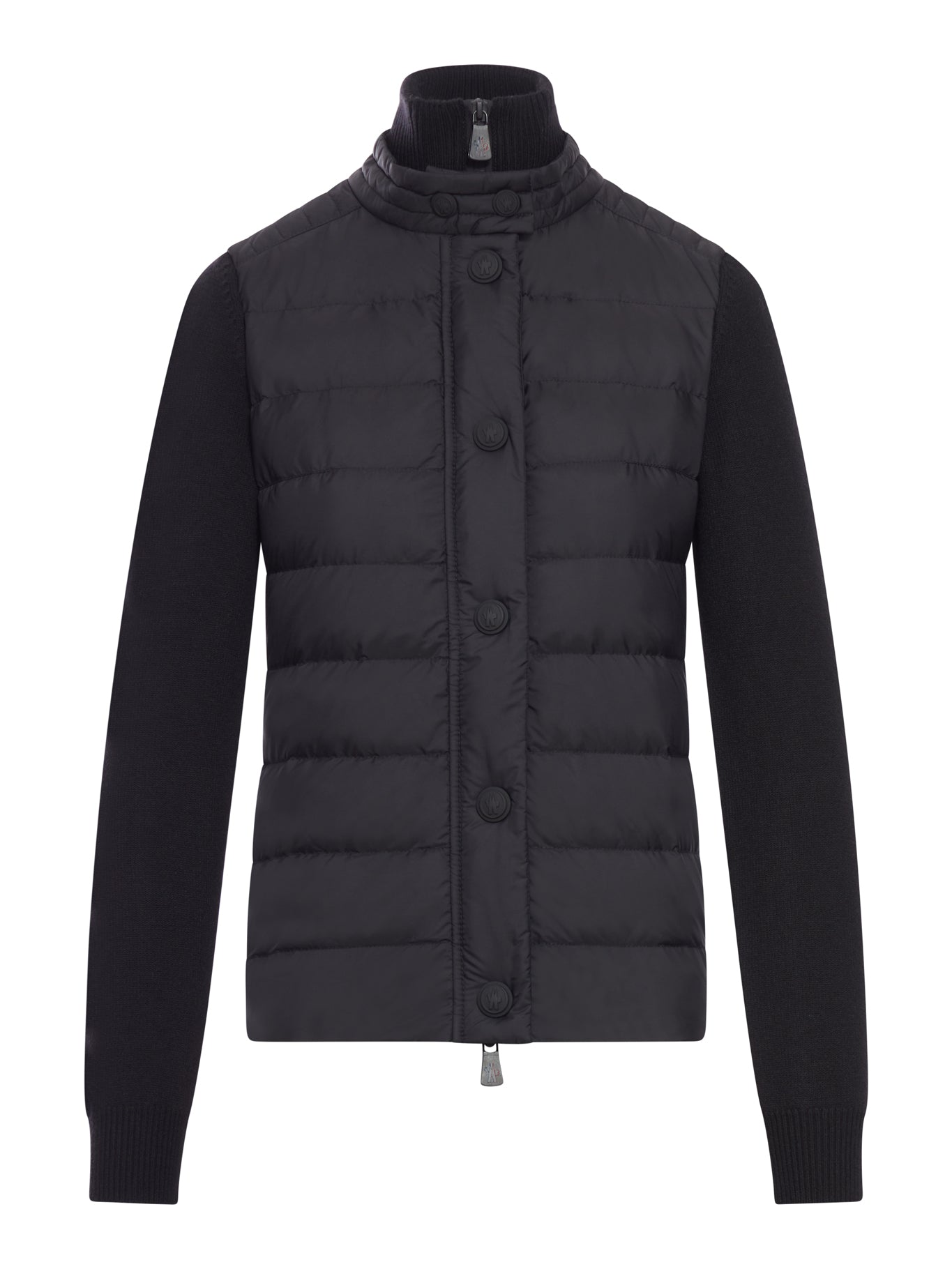 WOOL PADDED CARDIGAN WITH ZIP