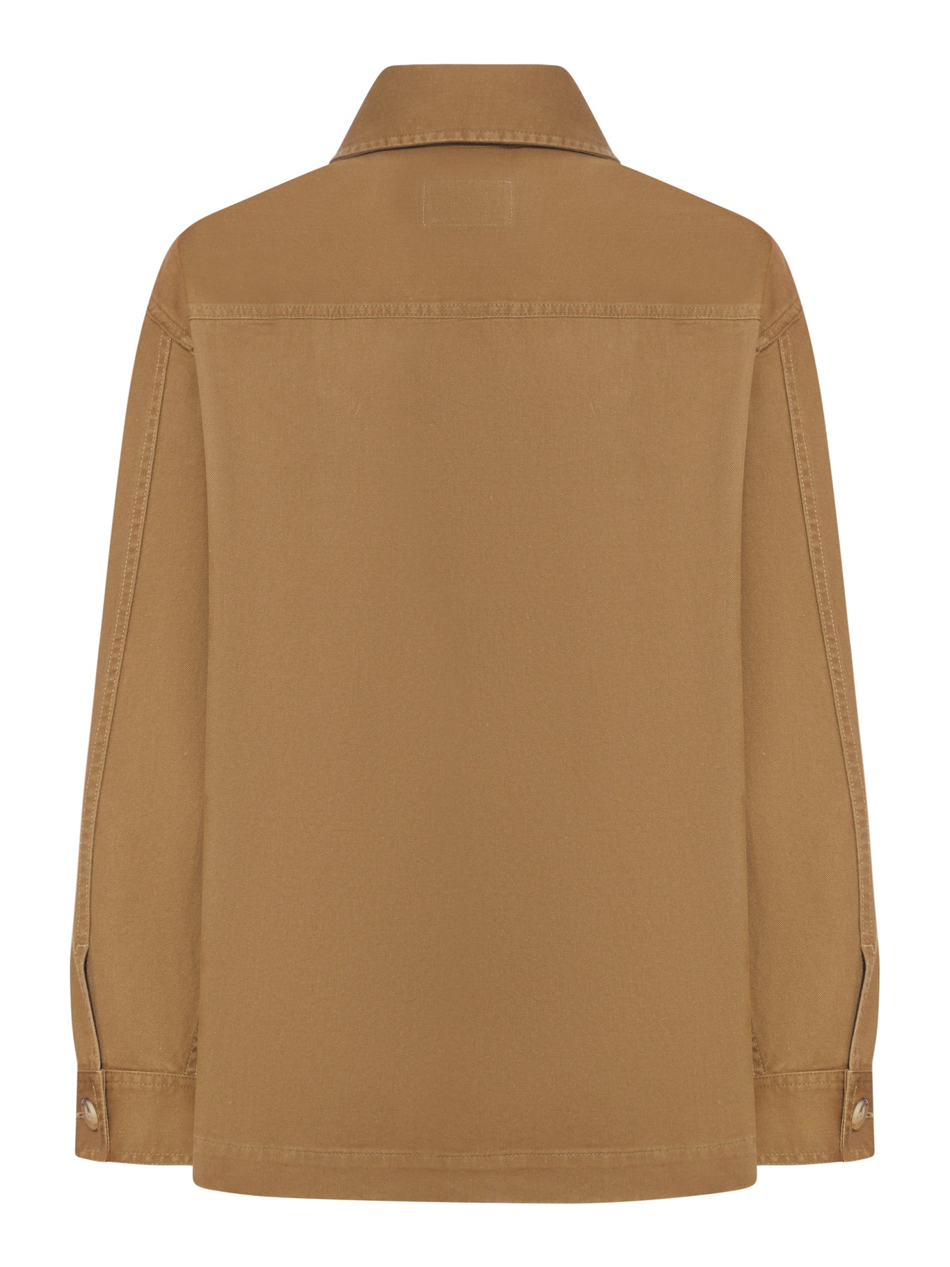 CASSANDRE OVERSHIRT IN COTTON AND LINEN GABARDINE