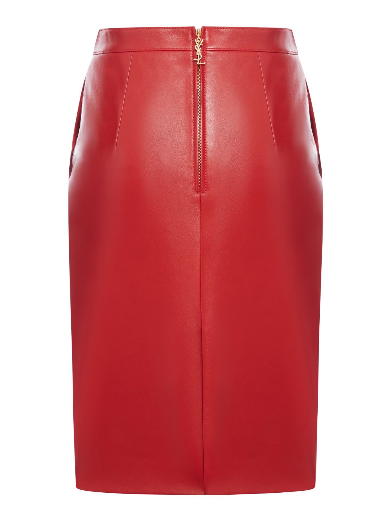 LEATHER PENCIL SKIRT