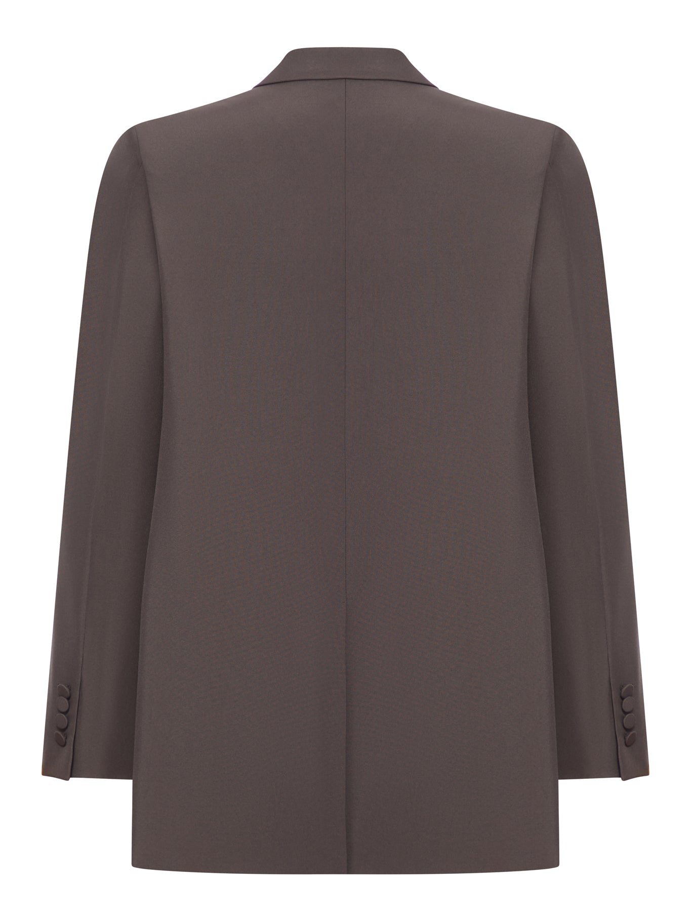 DOUBLE-BREASTED WOOL GABARDINE JACKET