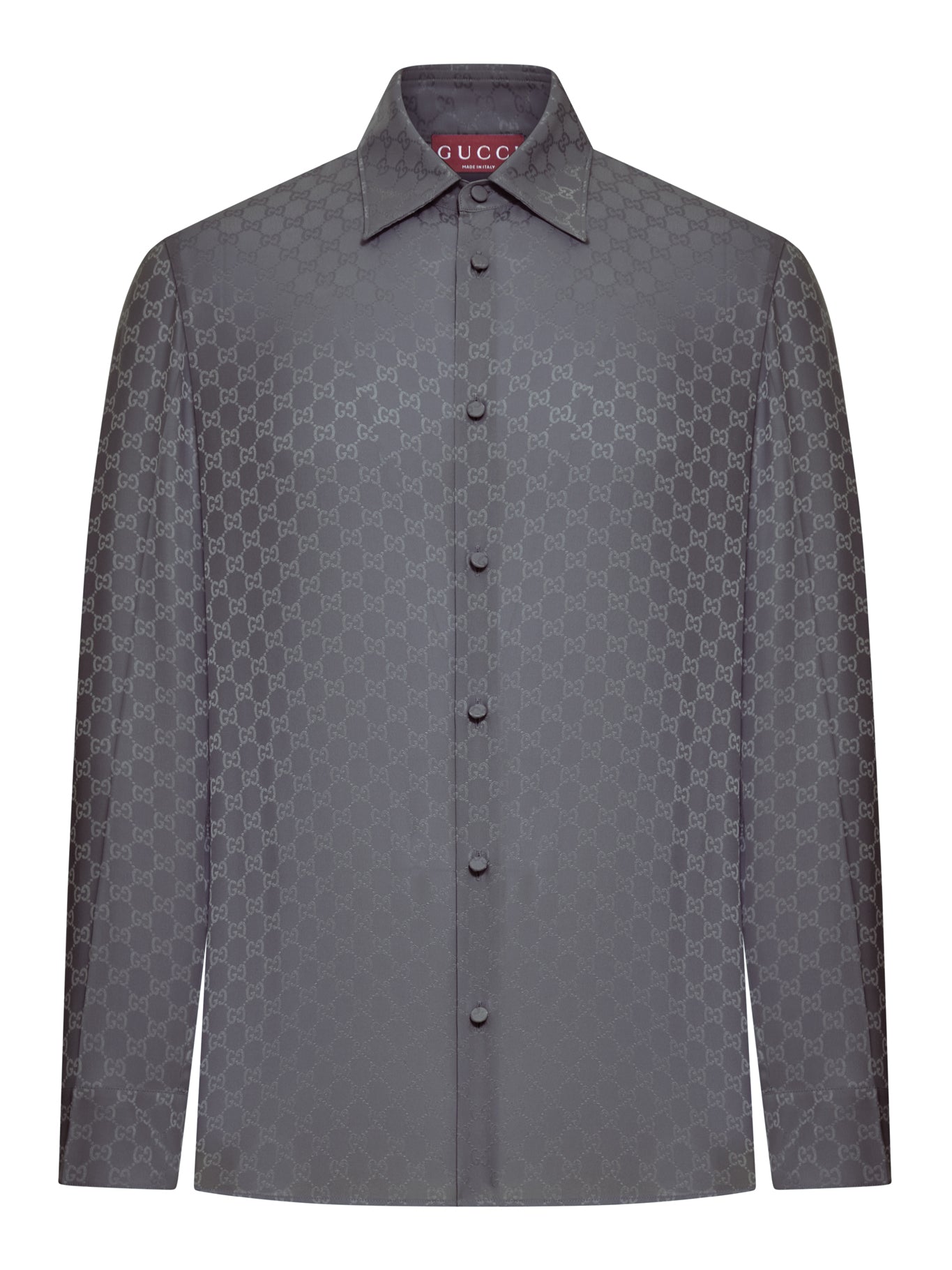 GG JACQUARD SILK SHIRT