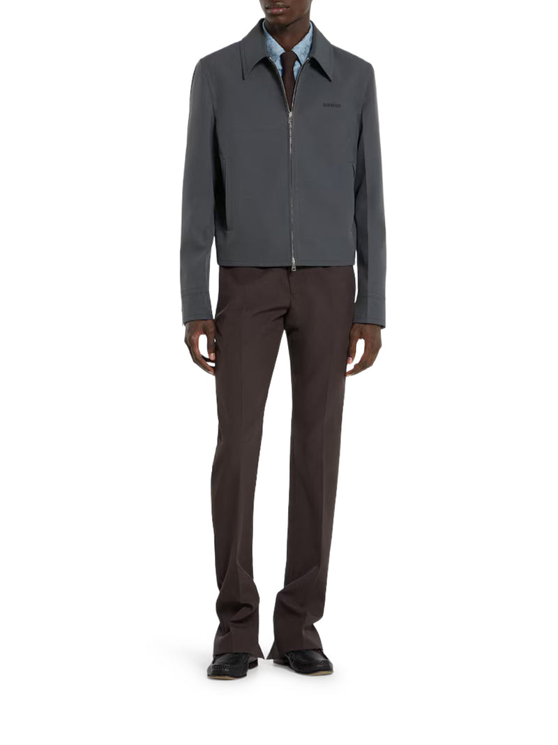 GG JACQUARD SILK SHIRT