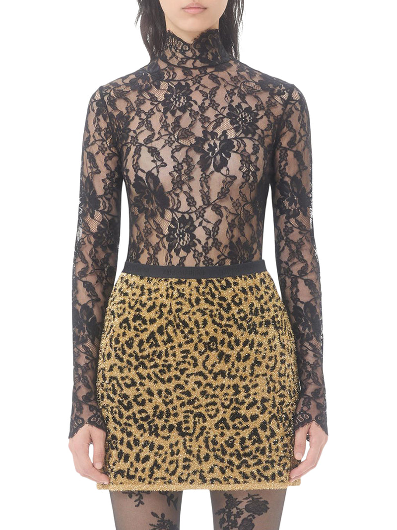 FLORAL LACE BODYSUIT