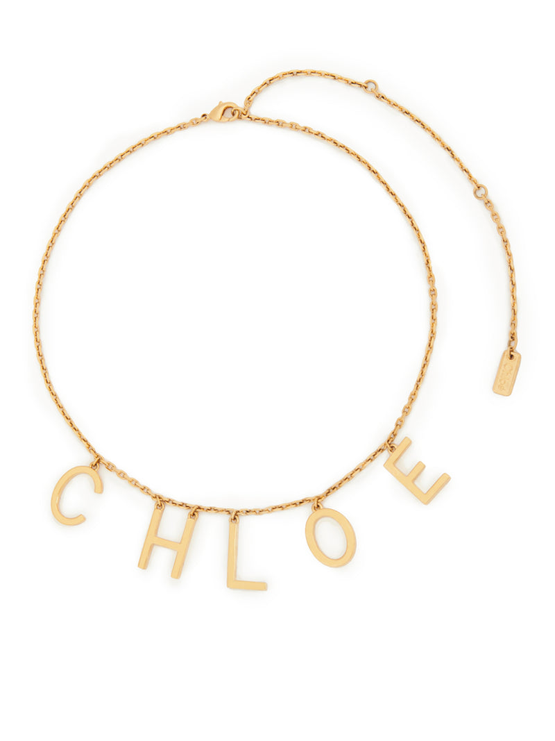 CHLOÉ LETTERS NECKLACE
