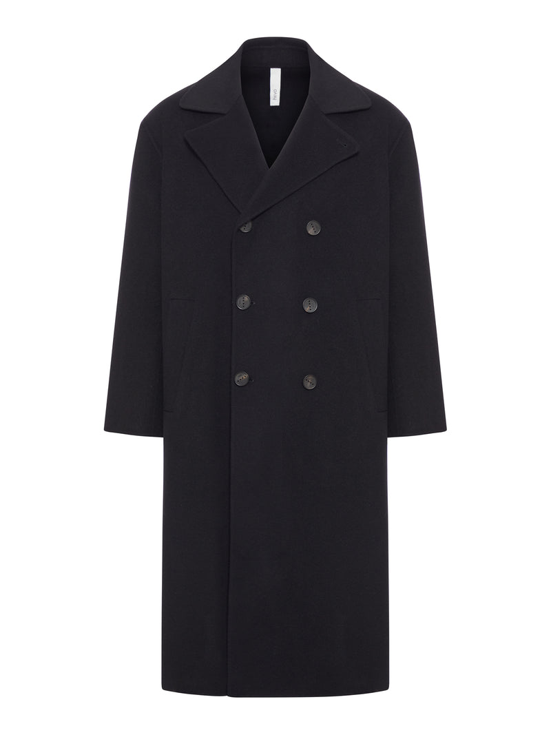 DOUBLE-BREASTED WOOL COAT