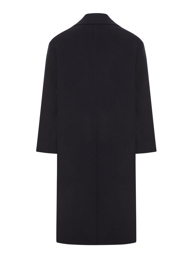 DOUBLE-BREASTED WOOL COAT