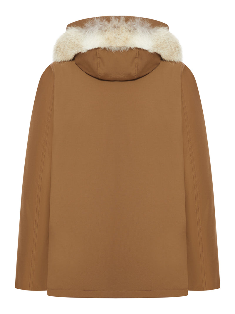 ARCTIC ANORAK IN RAMAR CLOTH WITH REMOVABLE FUR