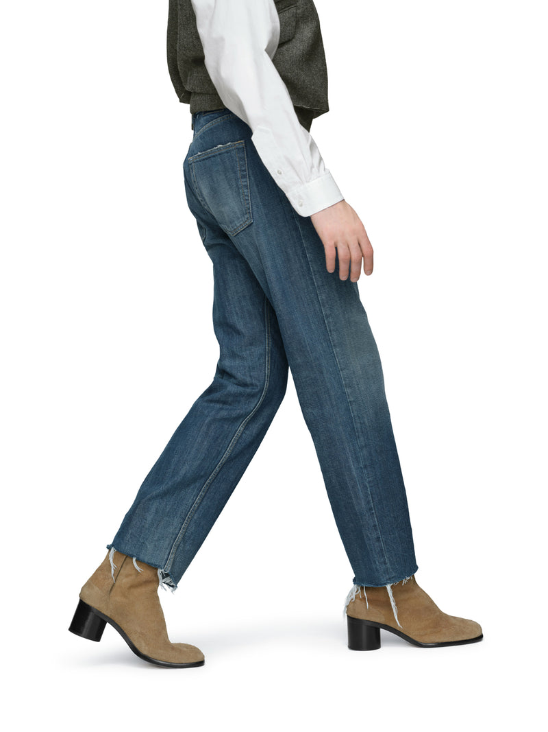 STRAIGHT LEG DENIM JEANS