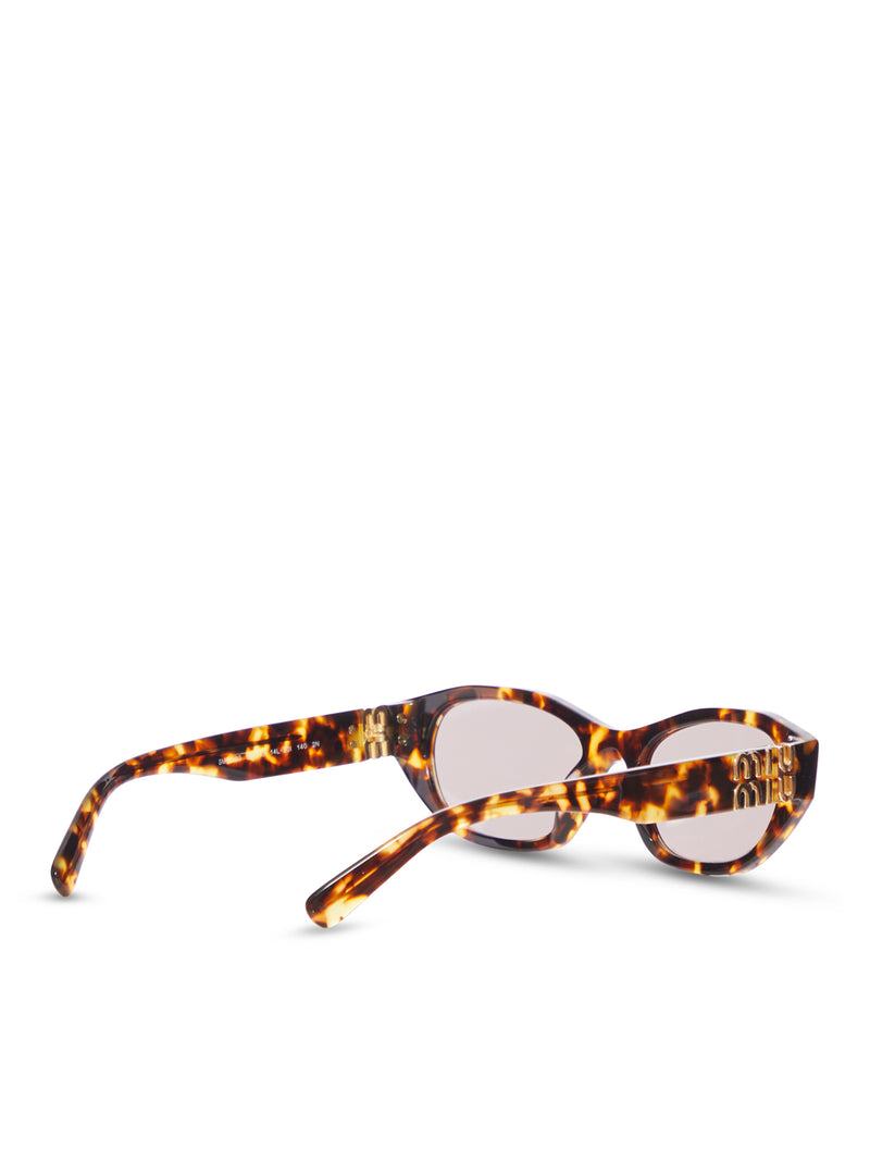 MIU GLIMPSE IRREGULAR SUNGLASSES