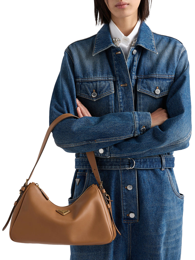 AIMEE MEDIUM LEATHER SHOULDER BAG