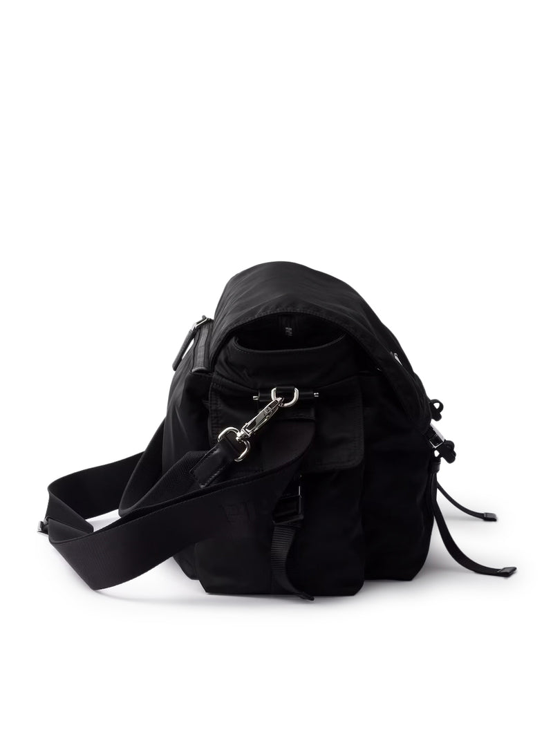 EXPLORE BAG IN RE-NYLON AND LEATHER