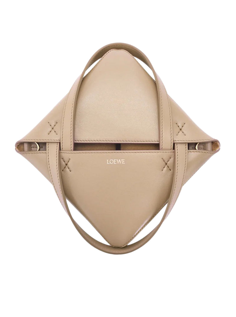 PUZZLE FOLD TOTE BAG IN POLISHED CALFSKIN