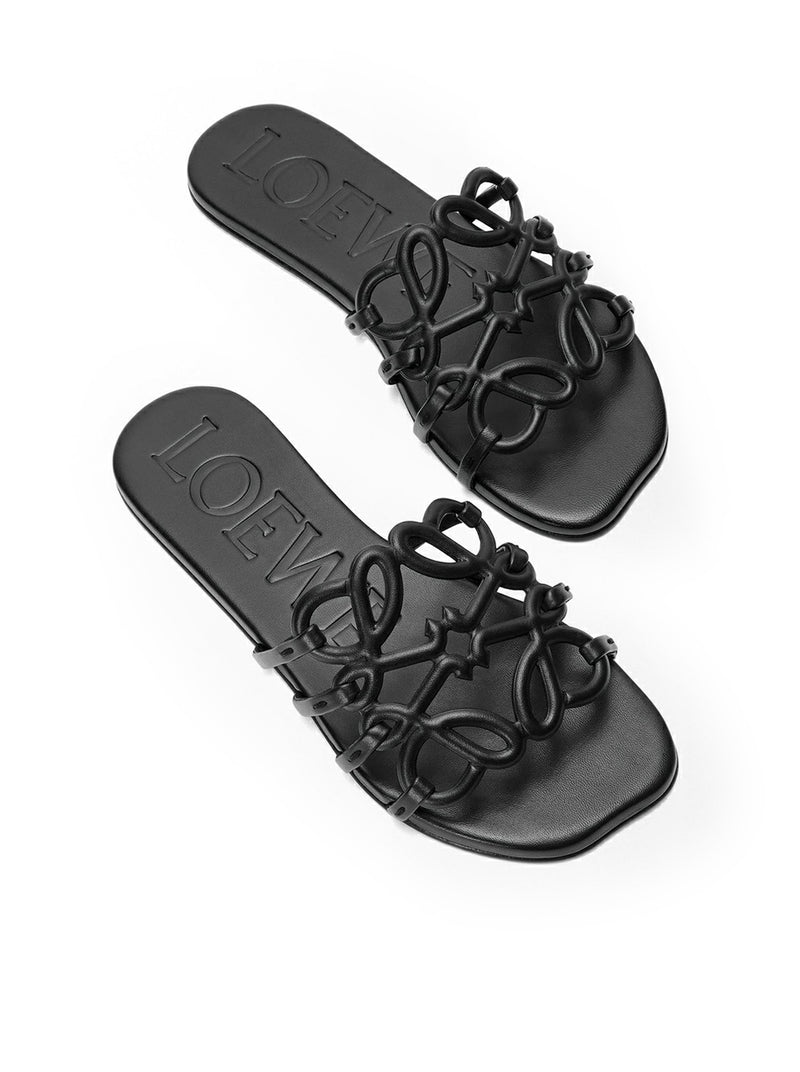 ANAGRAM PETAL SLIDE IN CALFSKIN