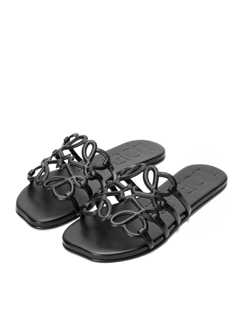 ANAGRAM PETAL SLIDE IN CALFSKIN