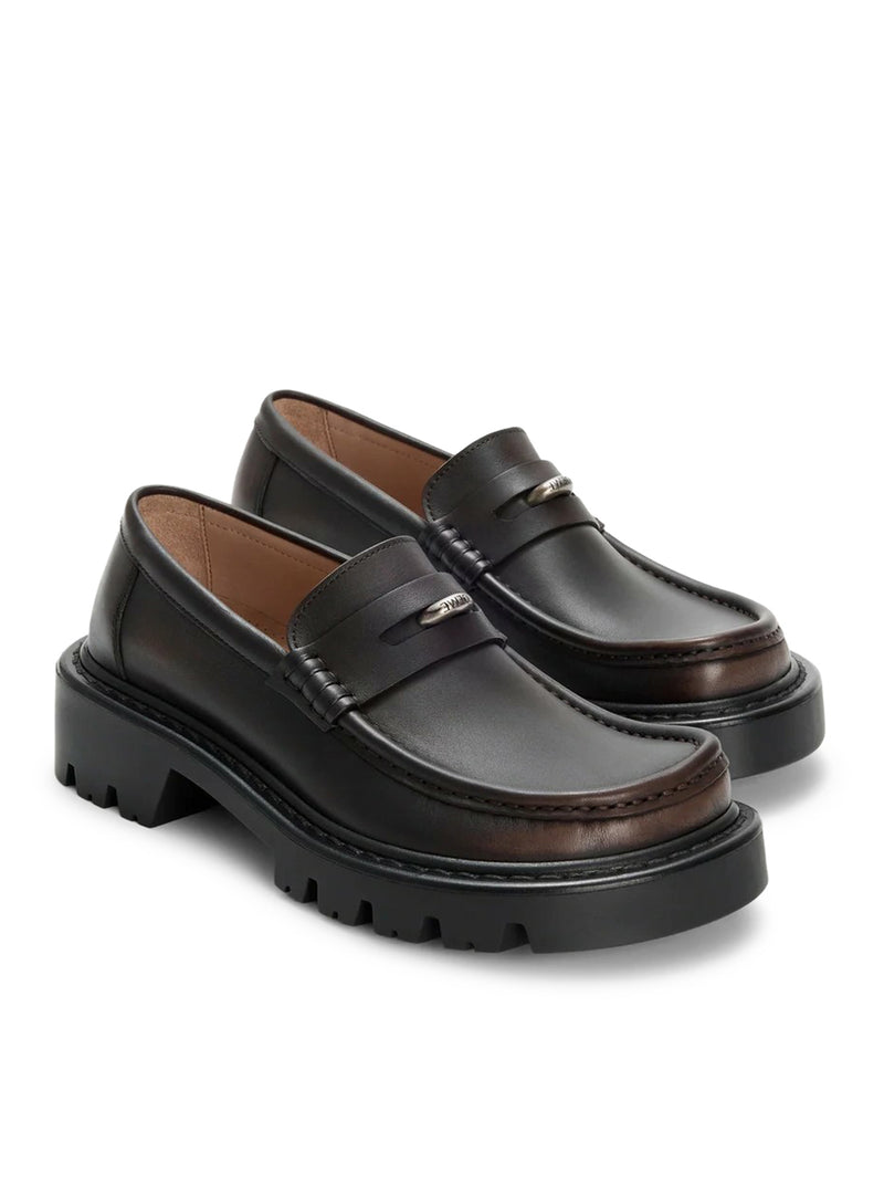 SIERRA BRUSHED CALFSKIN LOAFERS