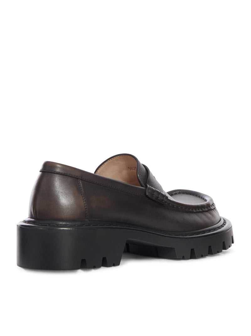 SIERRA BRUSHED CALFSKIN LOAFERS