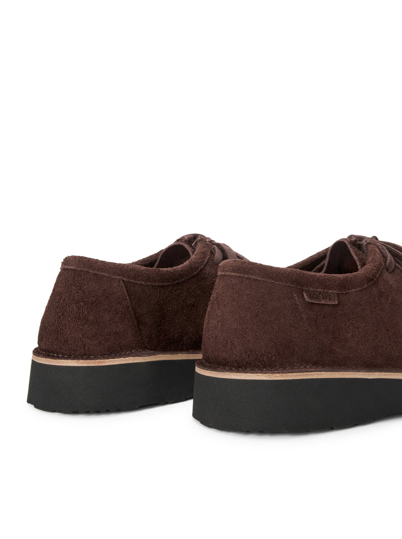 FARO LACE-UP SHOES IN SUEDE CALFSKIN