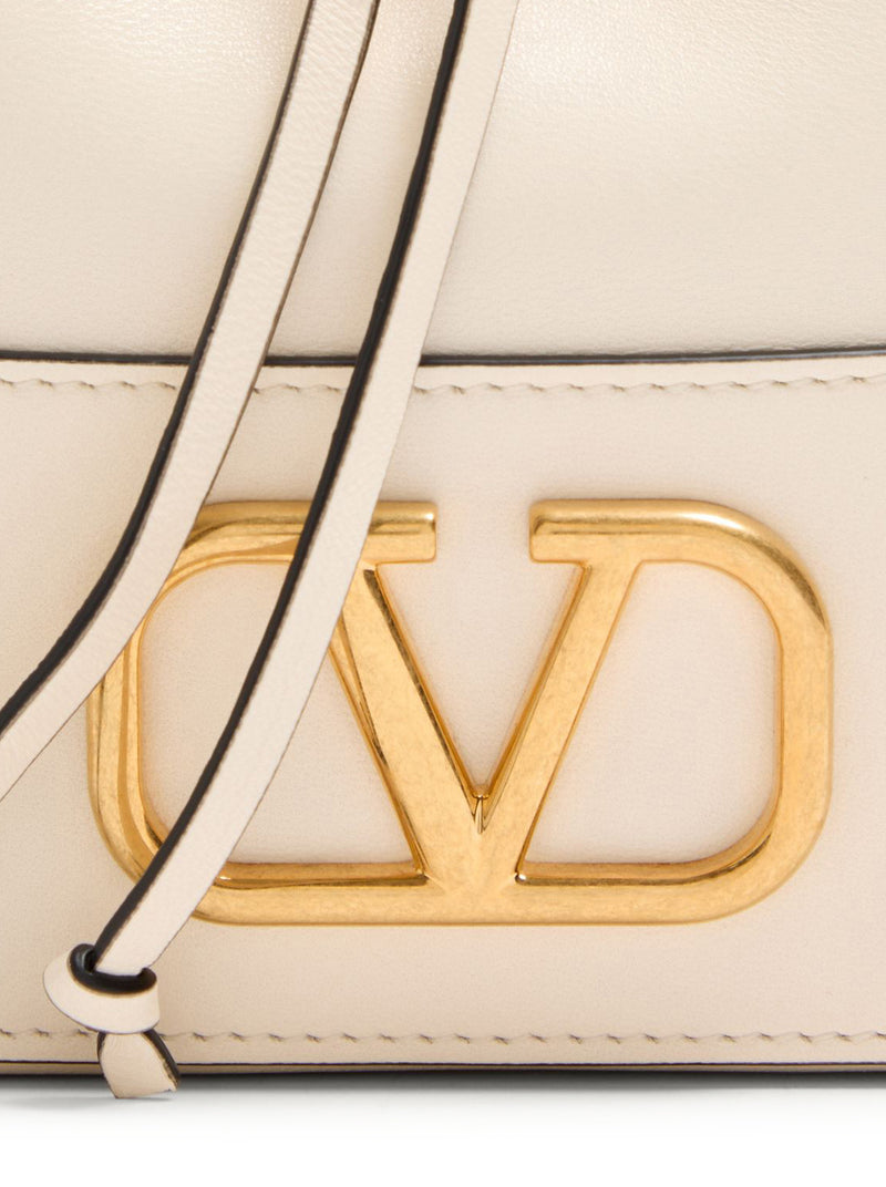 MINI BUCKET BAG WITH VLOGO SIGNATURE CHAIN IN NAPPA