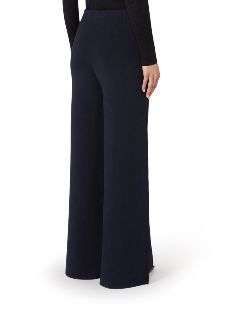 CREPE KNIT TROUSERS
