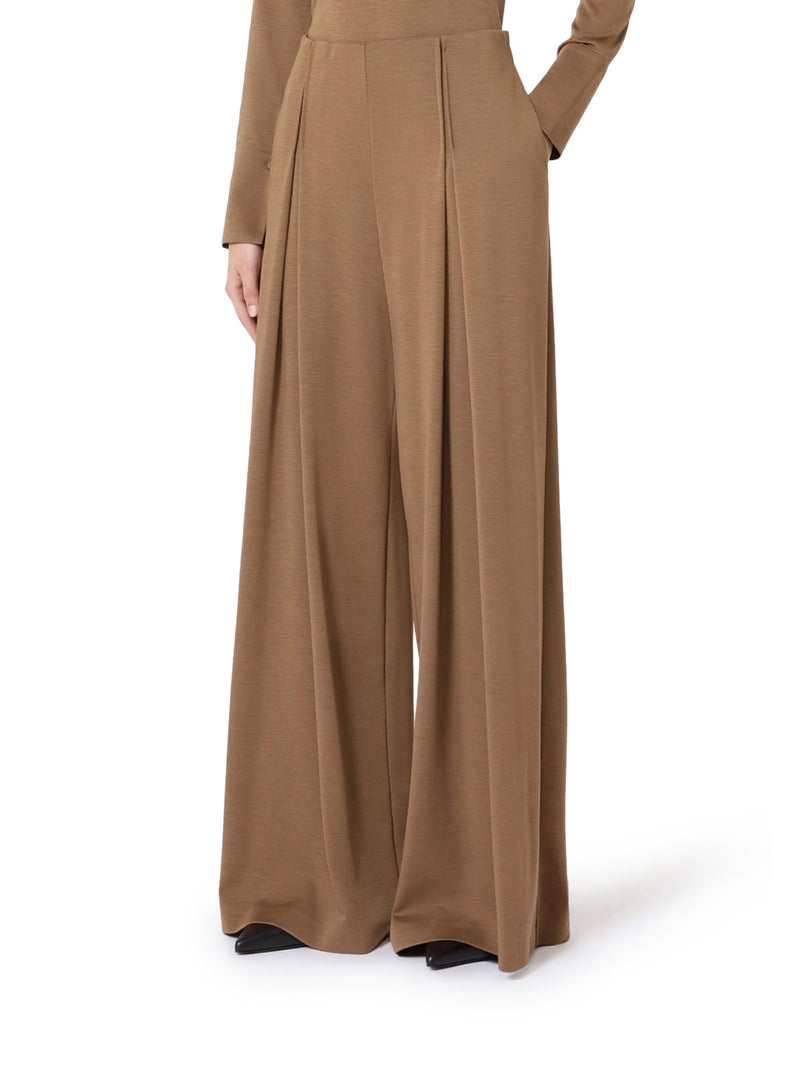 WOOL JERSEY TROUSERS