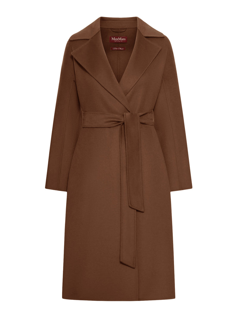 CASHMERE COAT WITH BELT