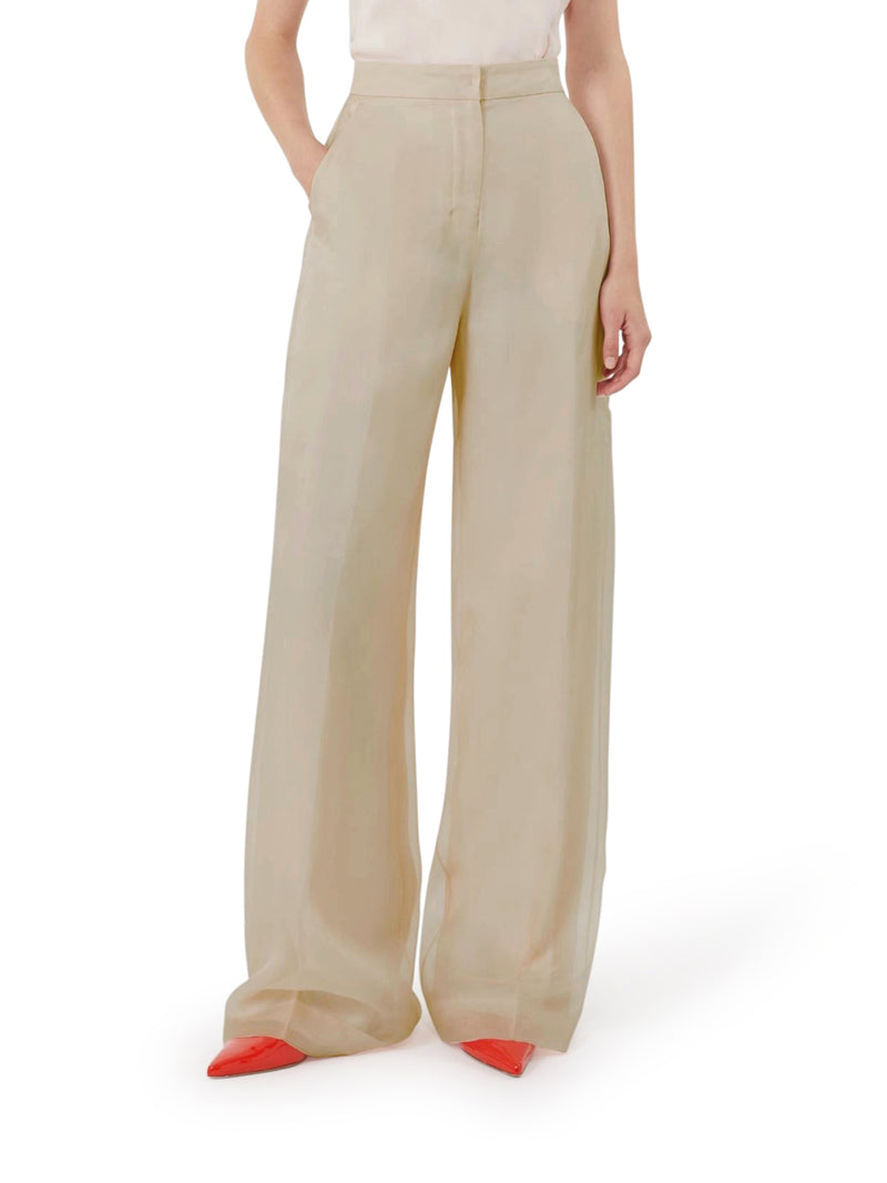OLIVI TROUSERS IN SILK ORGANZA