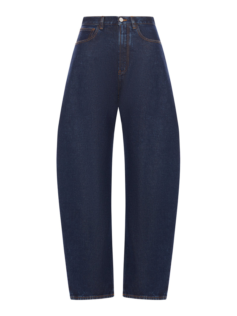 JEANS WITH ROUNDED DESIGN