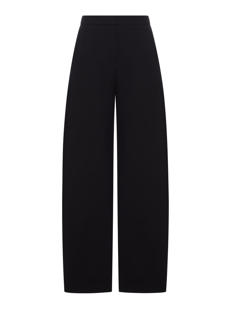 HIGH-WAISTED ROUNDED TROUSERS