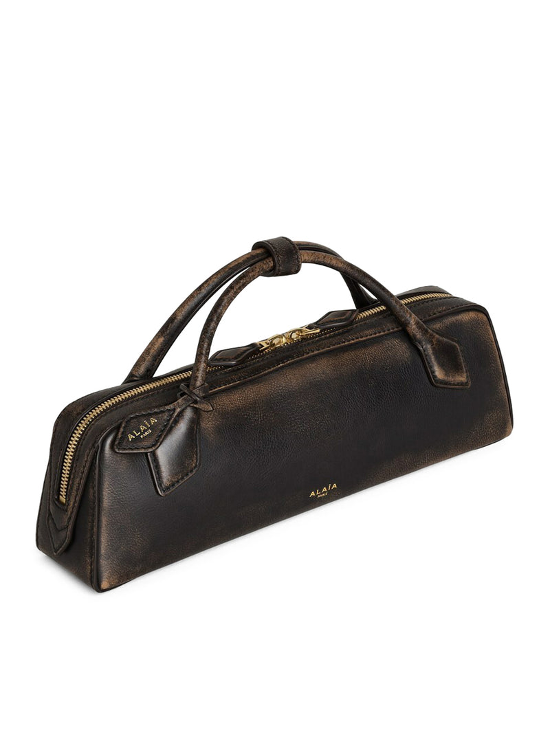 LE TECKEL POUCH IN AGED LEATHER