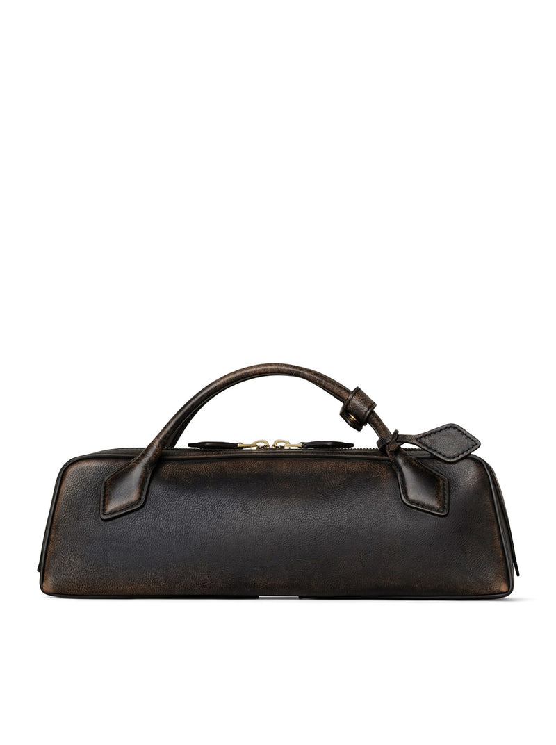 LE TECKEL POUCH IN AGED LEATHER