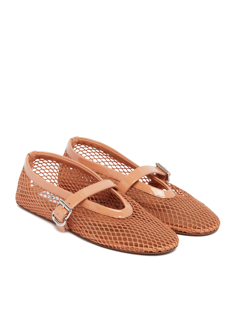 FLAT MESH BALLERINAS