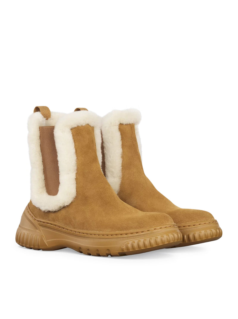 D-RACER ANKLE BOOT IN SUEDE CALFSKIN