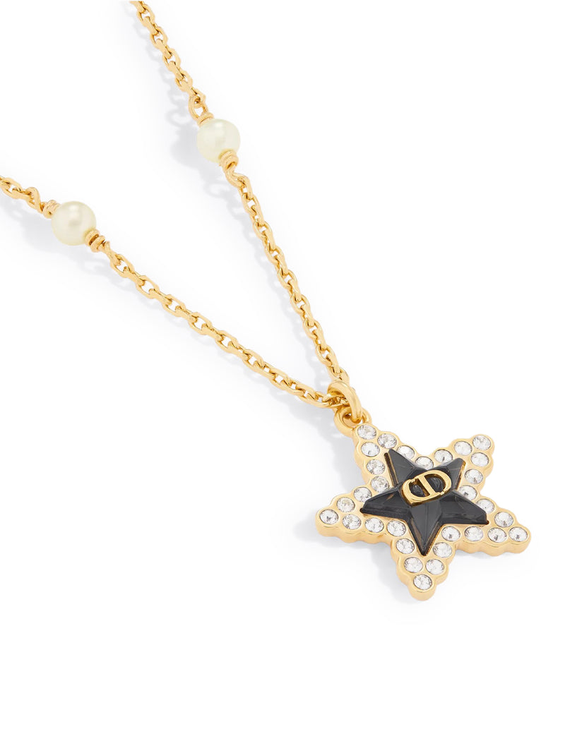PETIT CD LUCKY BAROQUE NECKLACE IN GOLD-TONE MET