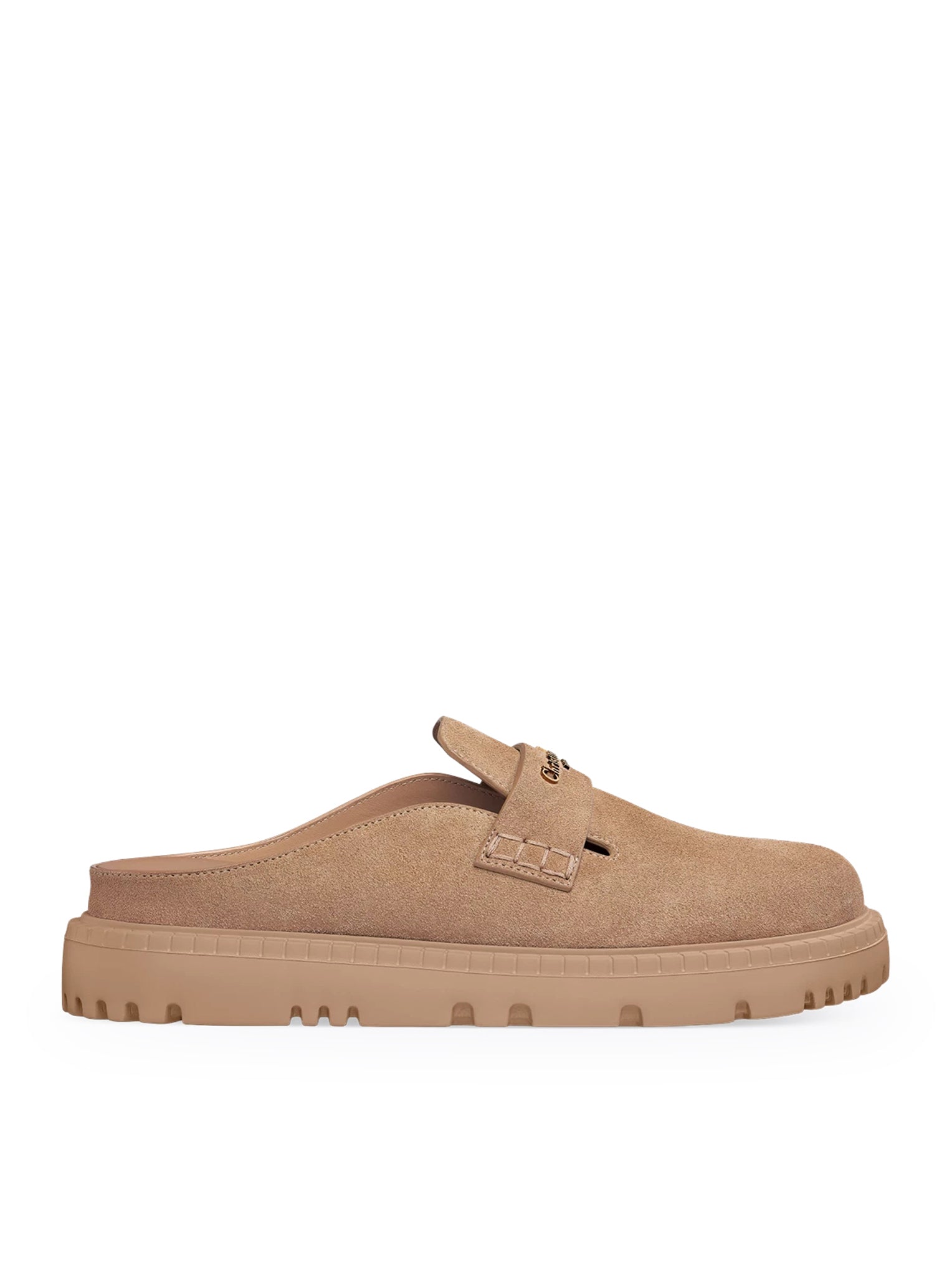 BOY`S SABOT IN SUEDE CALFSKIN