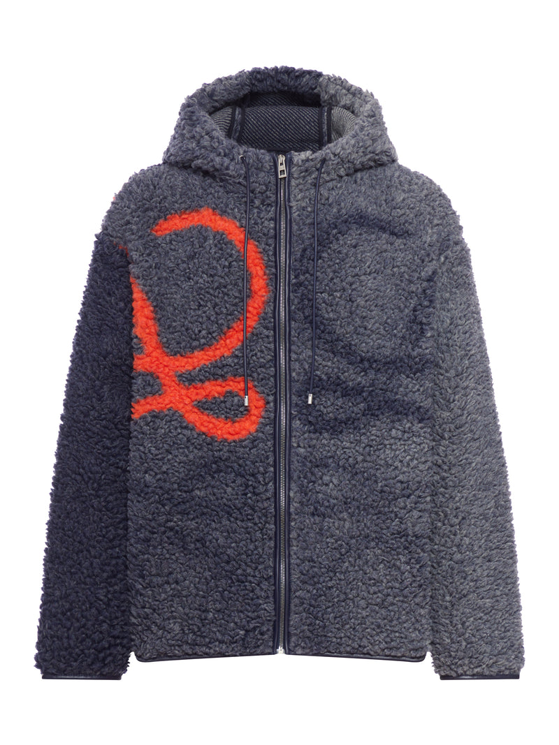 ANAGRAM JACQUARD FLEECE JACKET