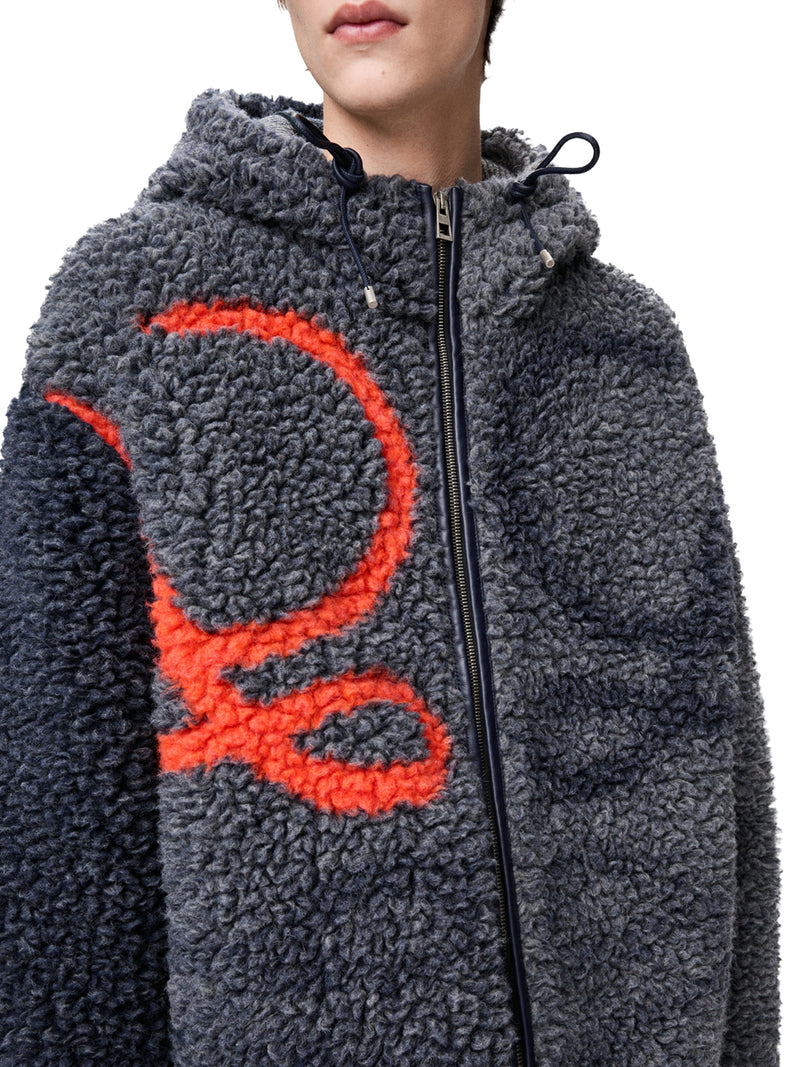ANAGRAM JACQUARD FLEECE JACKET