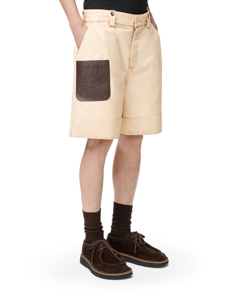 COTTON SHORTS WITH CUFFS