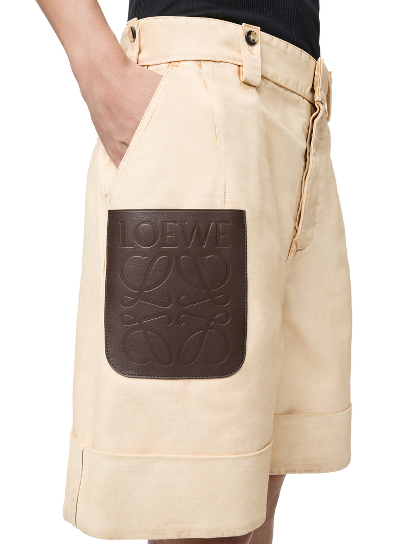 COTTON SHORTS WITH CUFFS