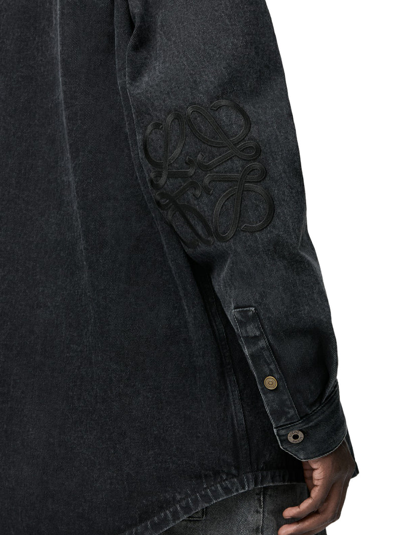 DENIM ANAGRAM OVERSHIRT
