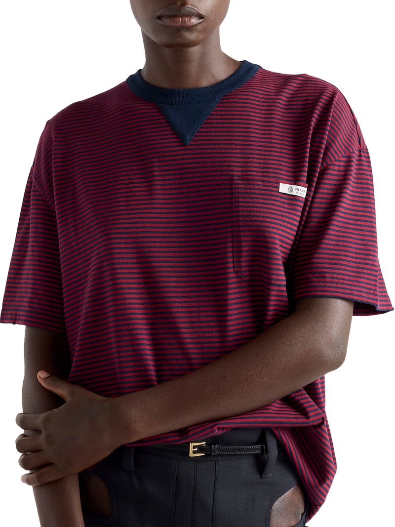 STRIPED JERSEY T-SHIRT