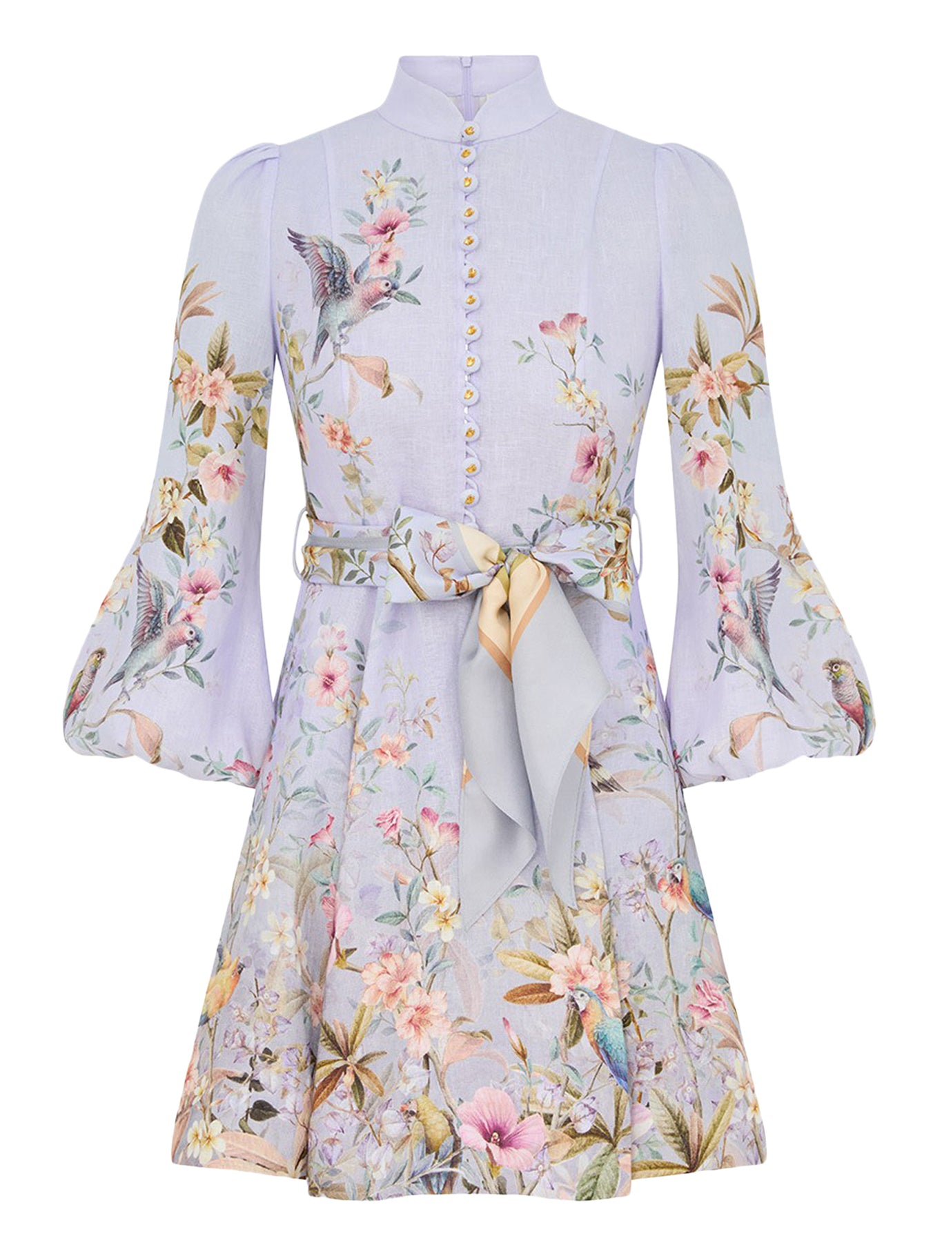 REBELLION BUTTON MINI DRESS