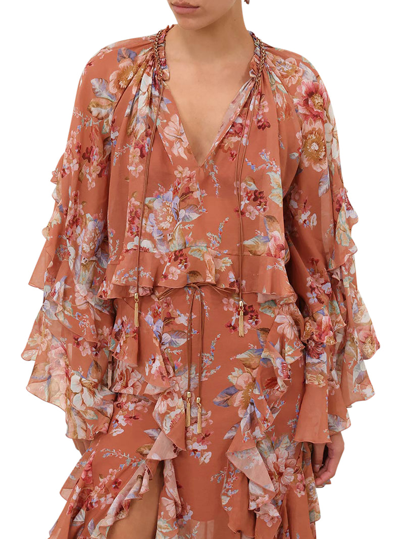 AWAKENED RUFFLE BLOUSE