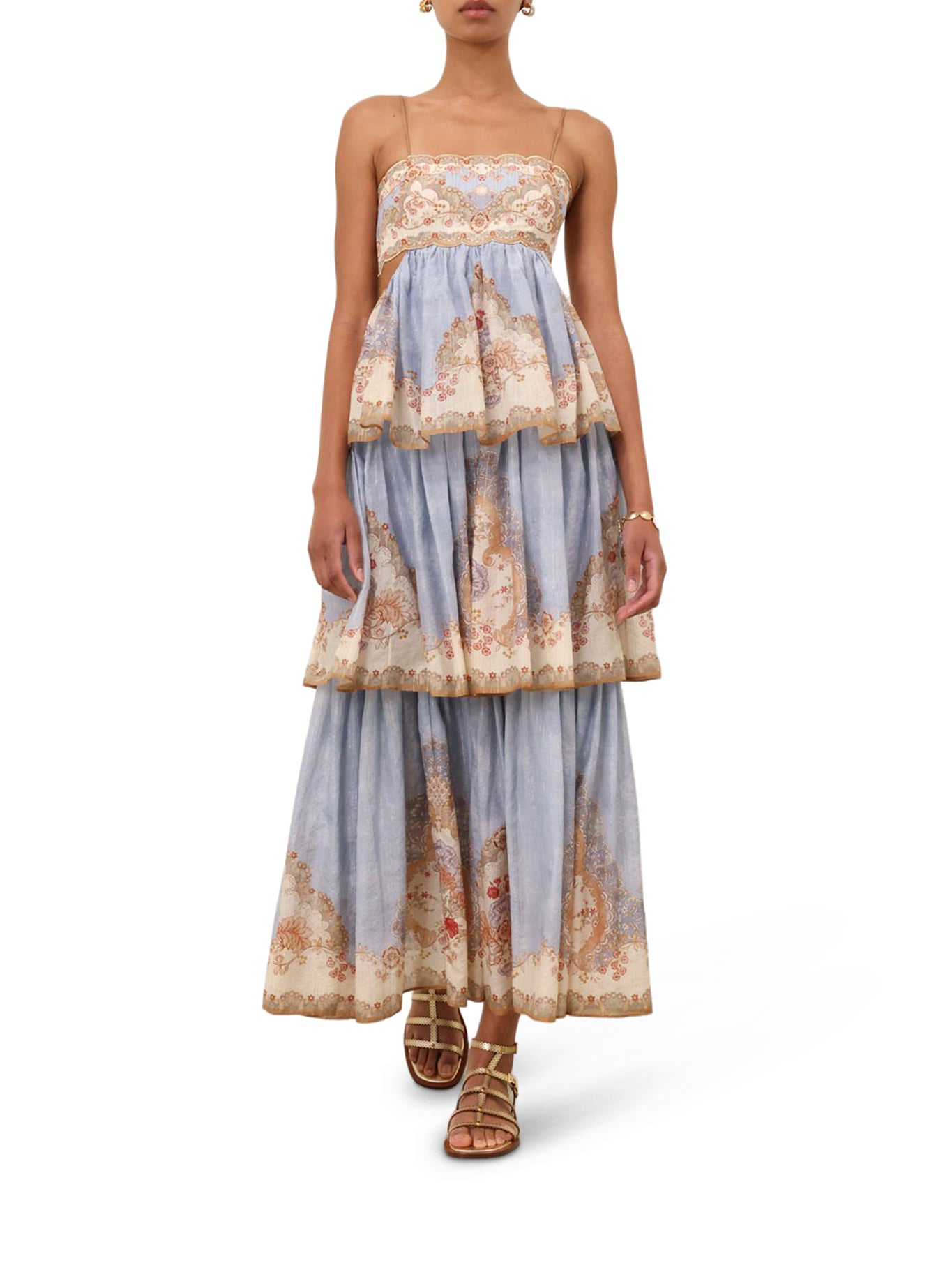 DAYLIGHT RUFFLED MAXI DRESS