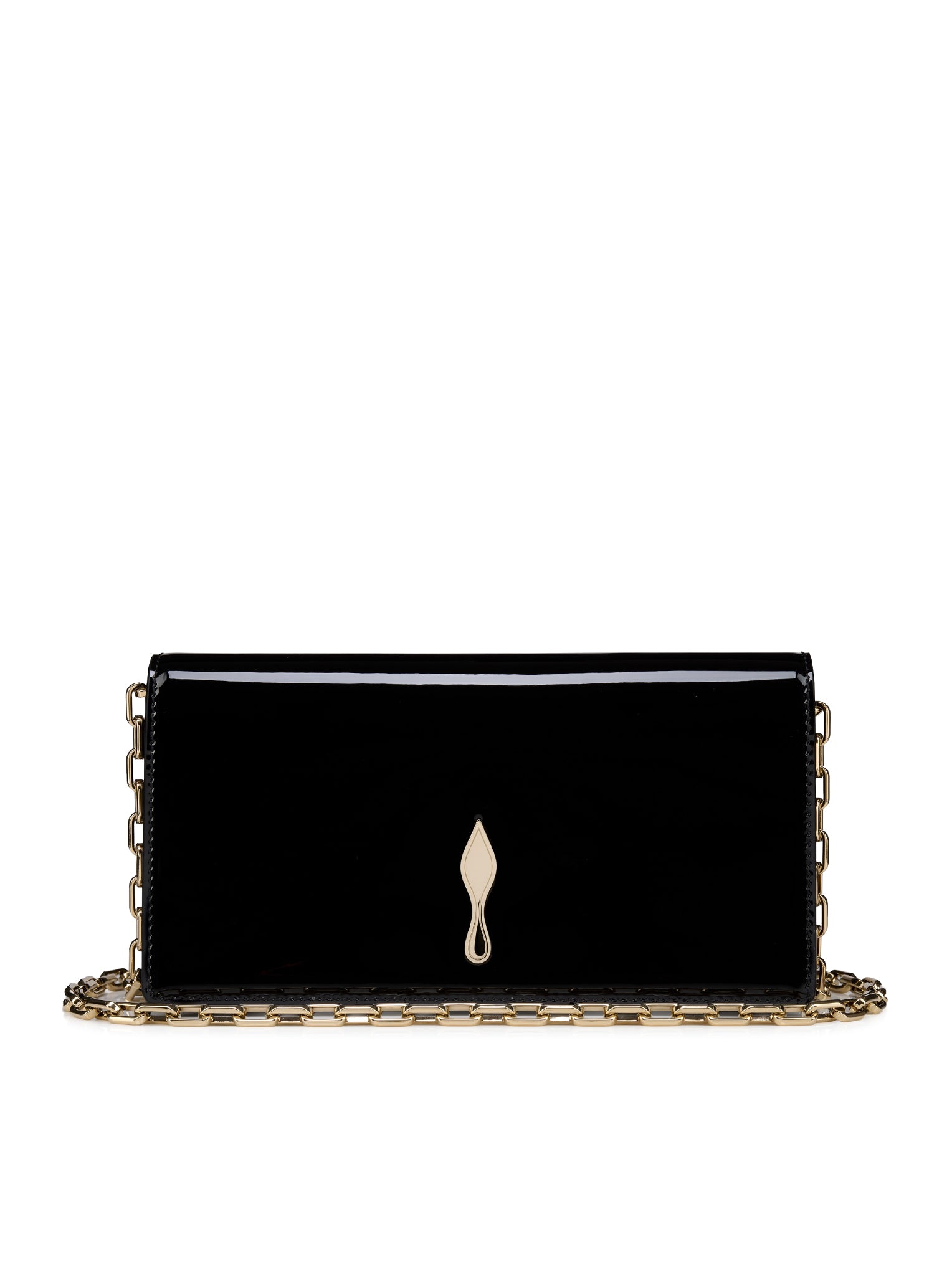BETTINA PATENT CALFSKIN CLUTCH